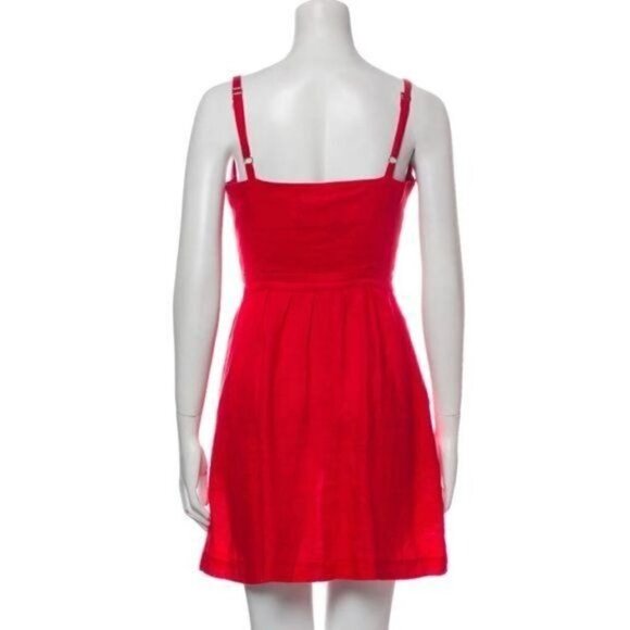 Reformation Miramar Dress in Red - Picture 4 of 4